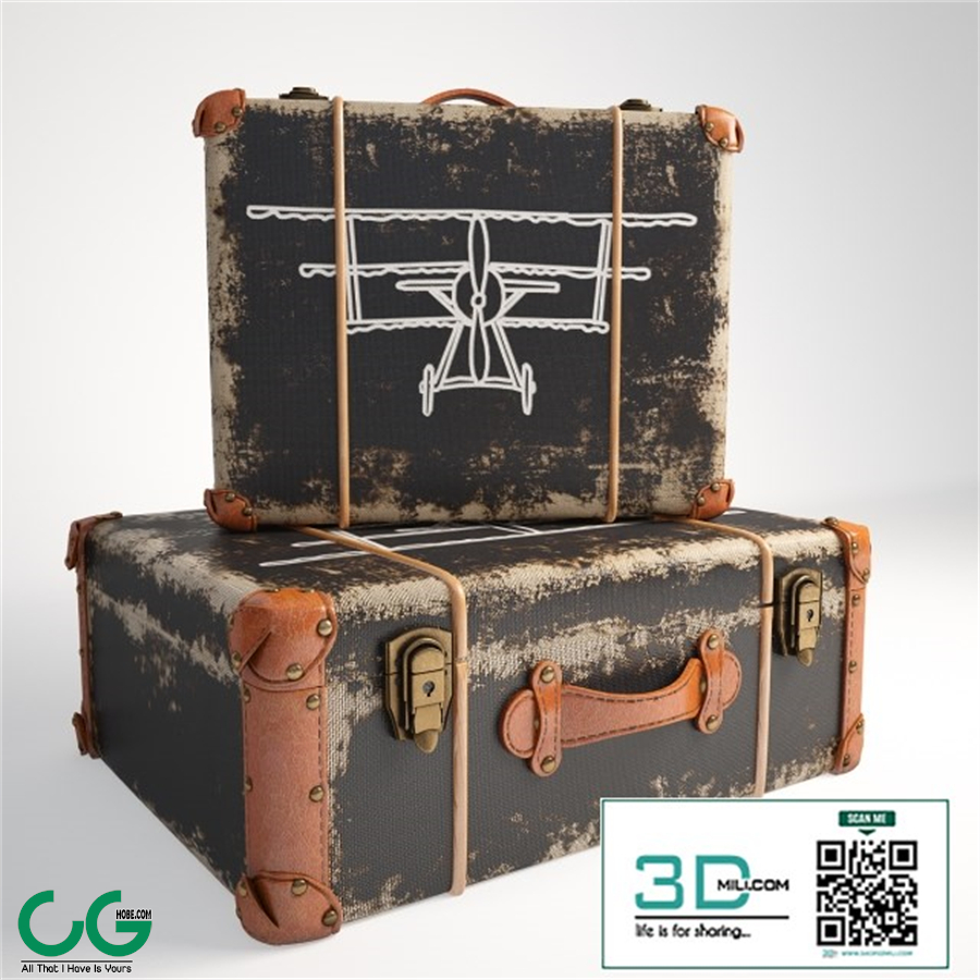 Chest Deco Suitcase Aviation Kare